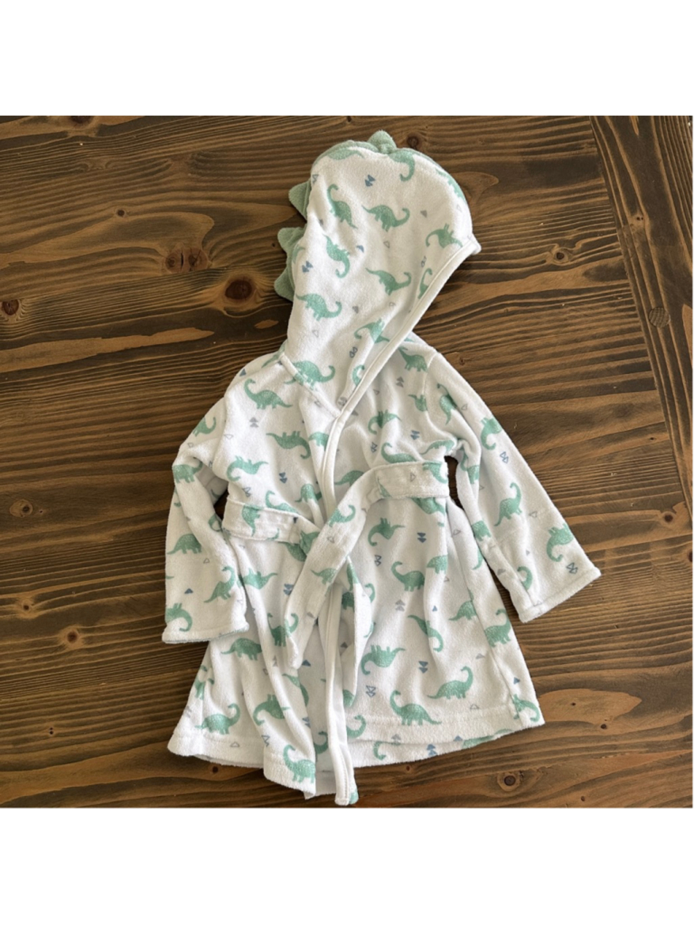 Baby Boy Clothes Lot 0-3 Months Old Navy Dinosaur Robe Romper 5 Pc - Picture 14 of 16